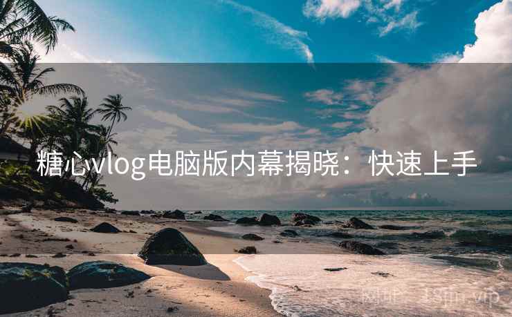 糖心vlog电脑版内幕揭晓：快速上手