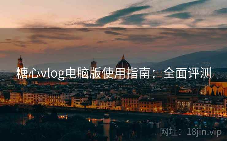 糖心vlog电脑版使用指南：全面评测